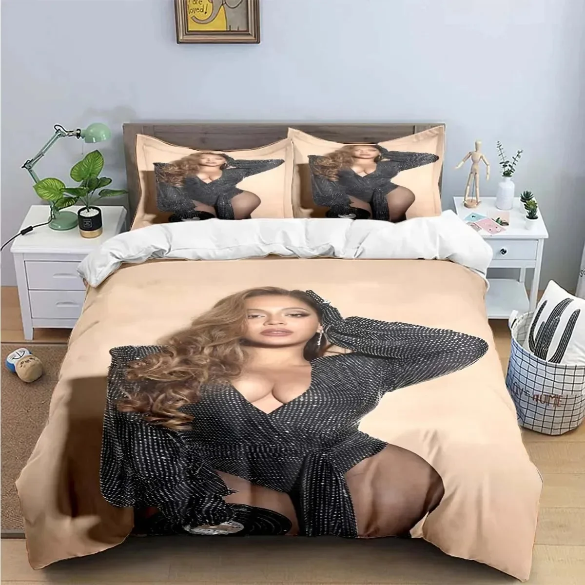 Pop Female Singer B-Beyonce Bedding Set Boys Girls Twin Queen King Size Duvet Cover Pillowcase Bed boys Adult Home Textileextile