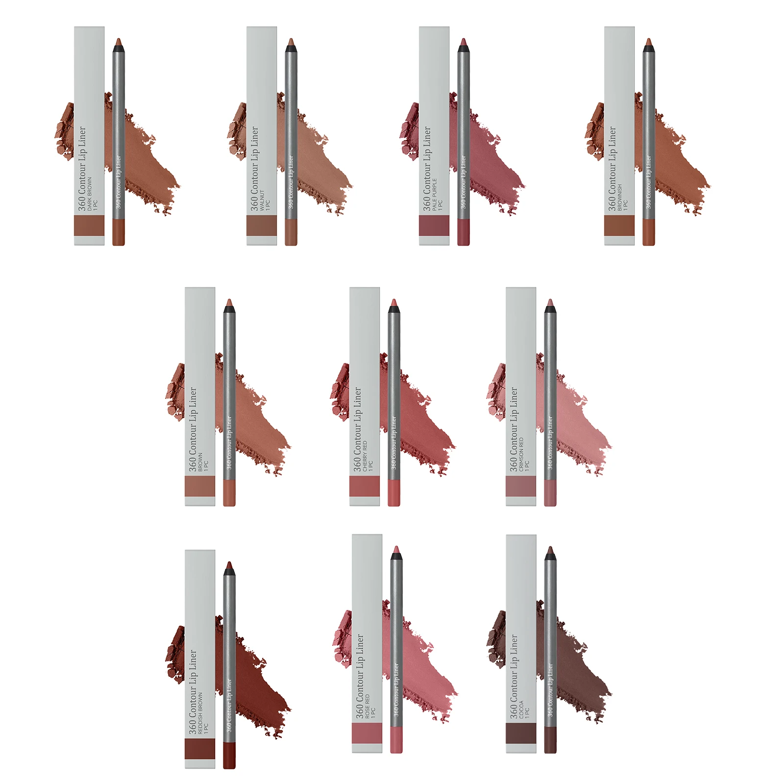 10 Colors Waterproof Lipliner Matte Lipliner Long-Lasting Smoothing Natural Pencil Natural Lasting Lipliner Lip Contour Cosmetic