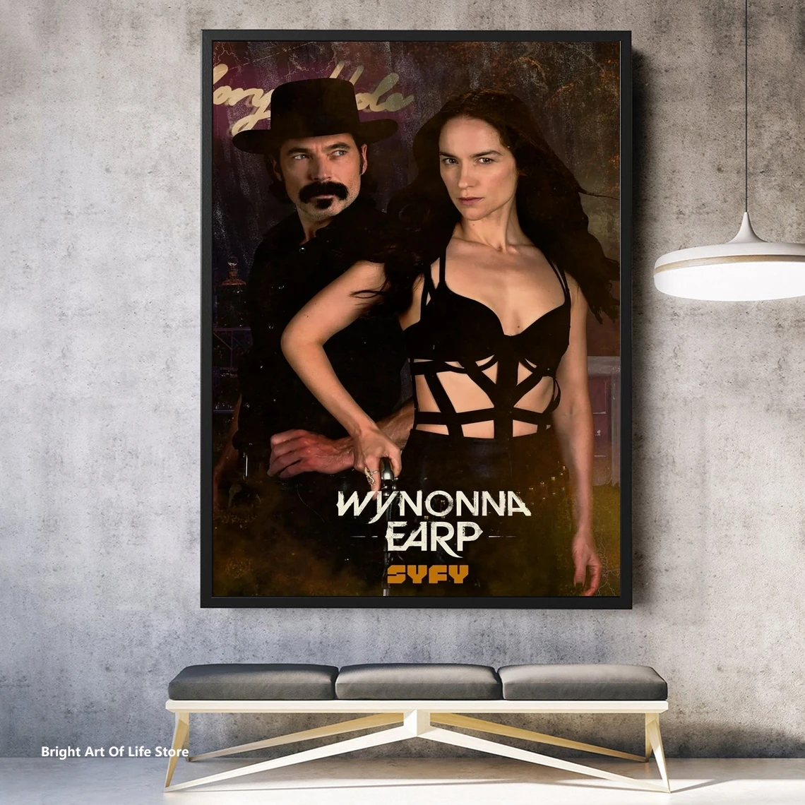 Wynonna Earp TV Series Poster Canvas Print Star Actor Music Poster Photo Home Decor Wall Art (Unframed)