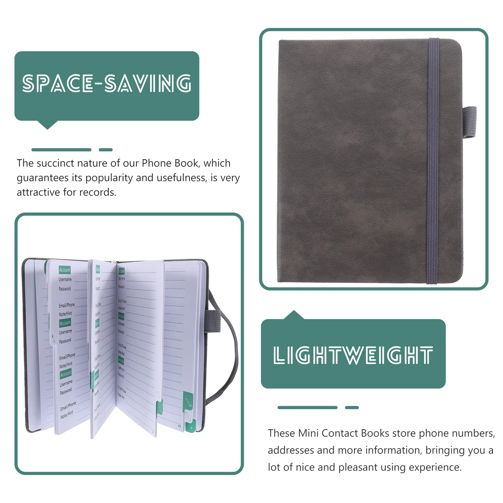 Book Mini Address Book Small Address Organizer Phone Book for Addresses mini book portable address organizer