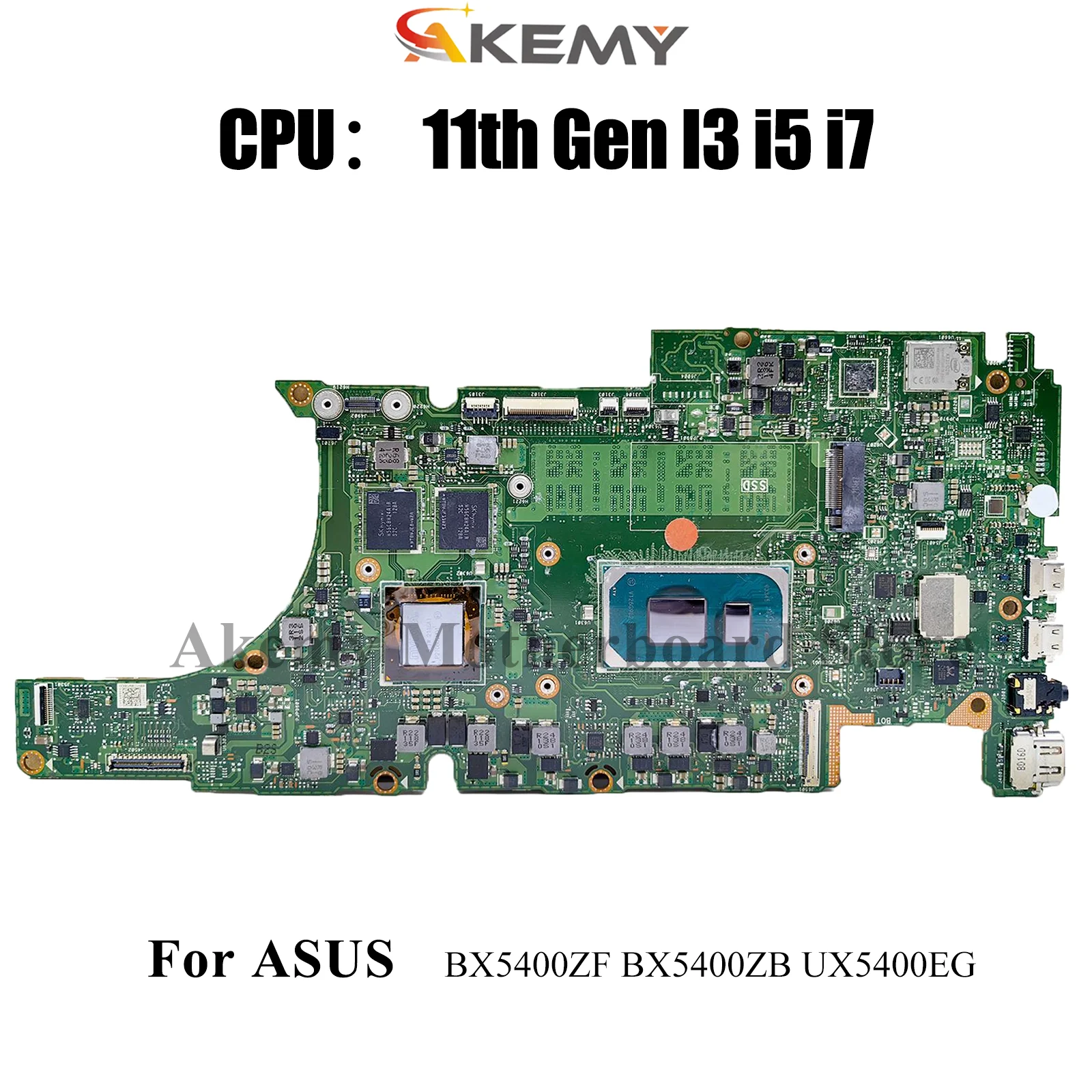 

UX5400EG Laptop Motherboard For ASUS P5400ZB BX5400ZB RX5400ZB RX5400ZF UX5400 BX5400ZF RX5400ZF Mainboard W/ 11th Gen I3 i5 i7