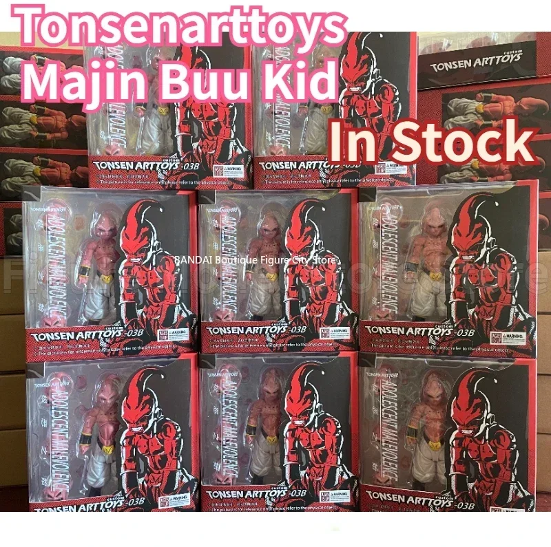 В наличии Tonsenarttoys Dragon Ball S.H.Figuarts SHF Подросток Malevolence Majin Buu Boo Kid Аниме Фигурки Игрушки Collecto