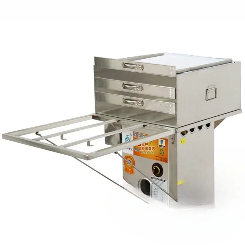 

Automatic rice flour machine steamer stone mill stall steamer