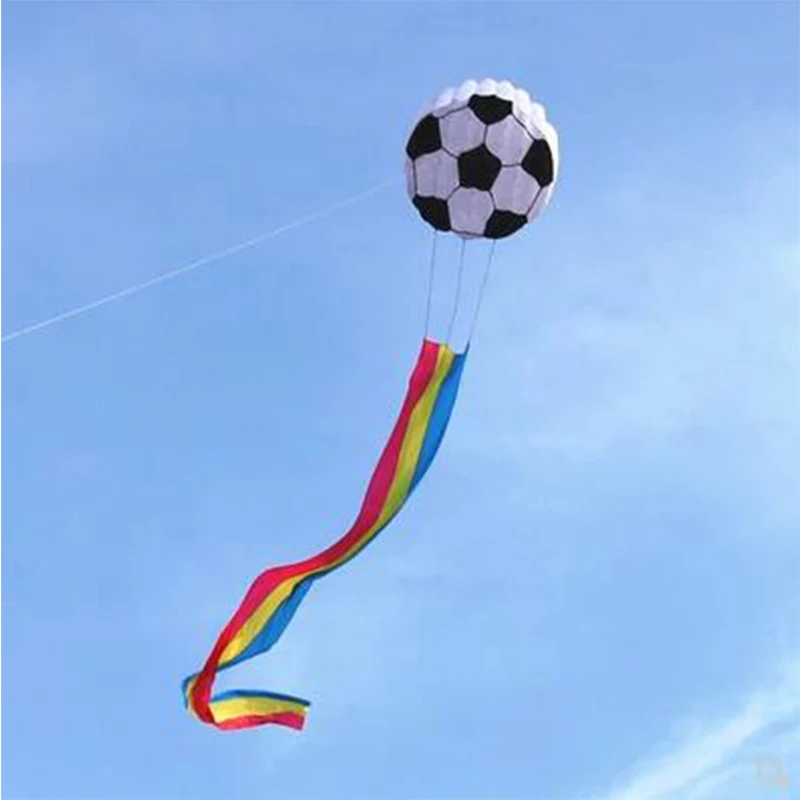 

free shipping football kite flying toys for children pipa voadora cometas de viento infantil drachen steigen kite adults outdoor