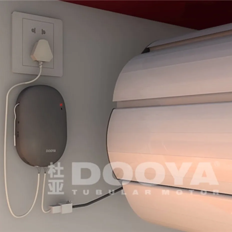 Dooya DM45M 50/12 Hình Ống Xe Máy + DC31 Điều Khiển Bộ Cho Dẹp Cán Cửa/Bạt Phủ, điều Khiển Bằng Tay + Rf433 Từ Xa, Cho 80/Ống 114Mm