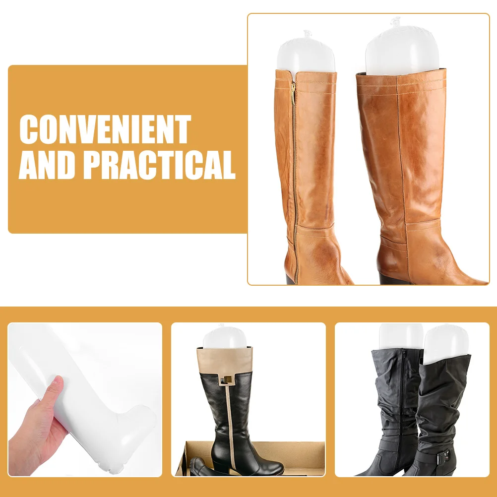 

5Pairs Boot Shaper Inflatable Boots Holder Long Boot Support Shoe Keeper for Tall Boots Prevent Bending Shoe Shaper