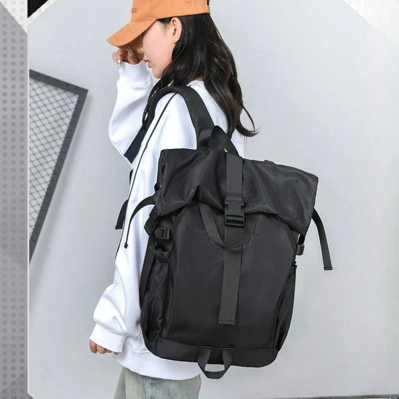 2025 New Street Trend Functional Backpack for Men's Lightweight Outdoor Sports backpacks Large Capacity Casual 가방 Мужской рюкзак