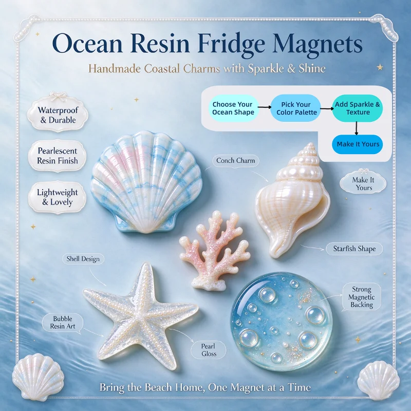 High Quality Customized Themed Epoxy Magnet Custom Waterproof Epoxy Fridge Magnet Creative Home Decoration Refrigerator Stickers