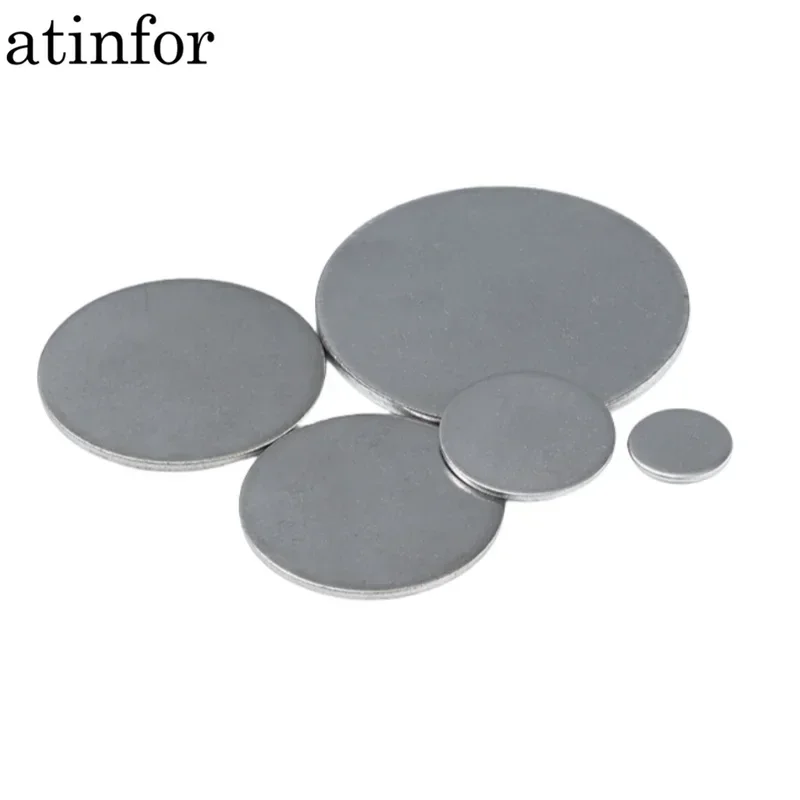 atinfor  100pcs 304/316 stainless steel button battery gasket