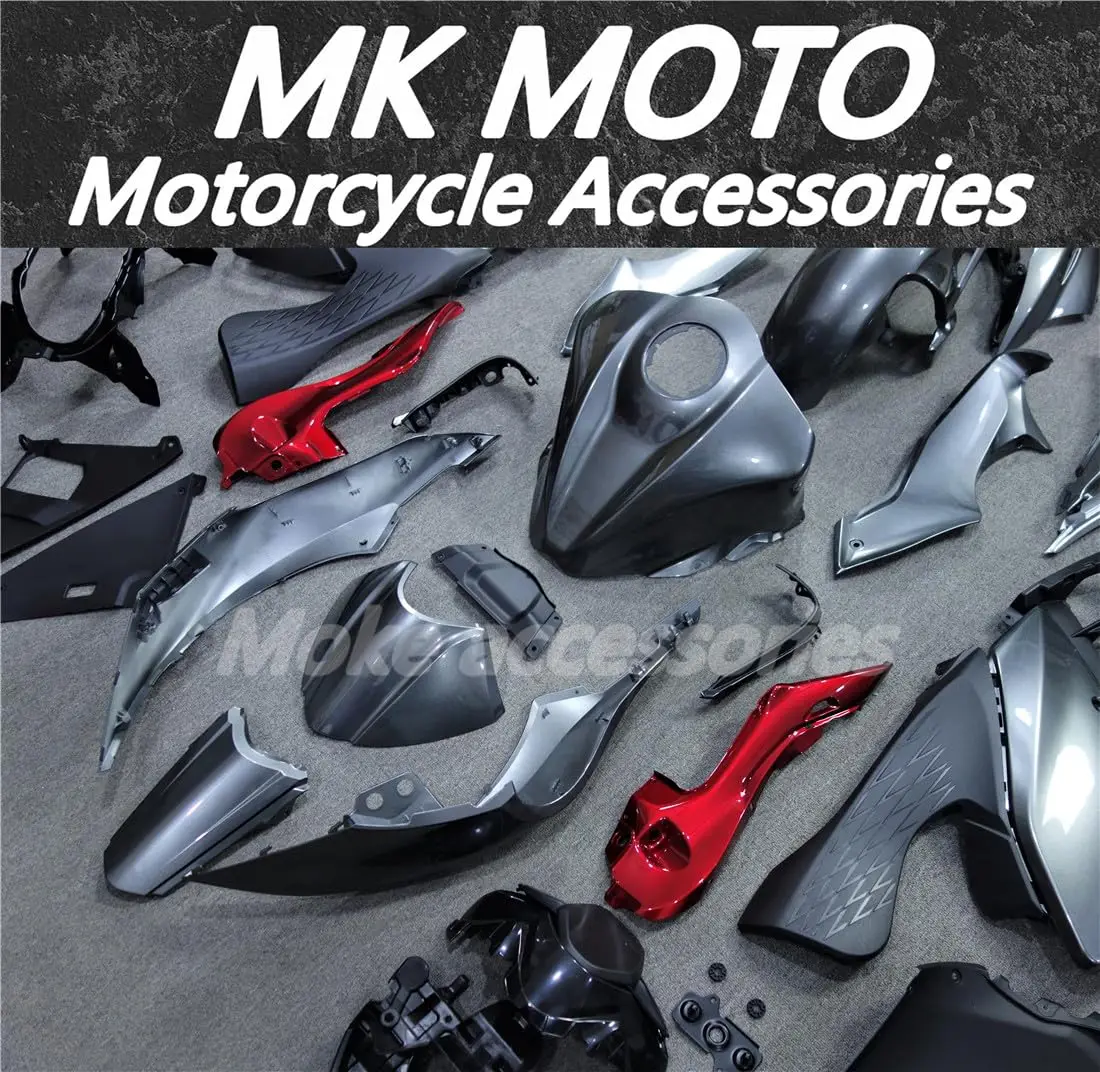 Motorcycle Fairings Kit Fit For Gsxr1300R 2021 2022 2023 Bodywork Set Injection Silver gray Red