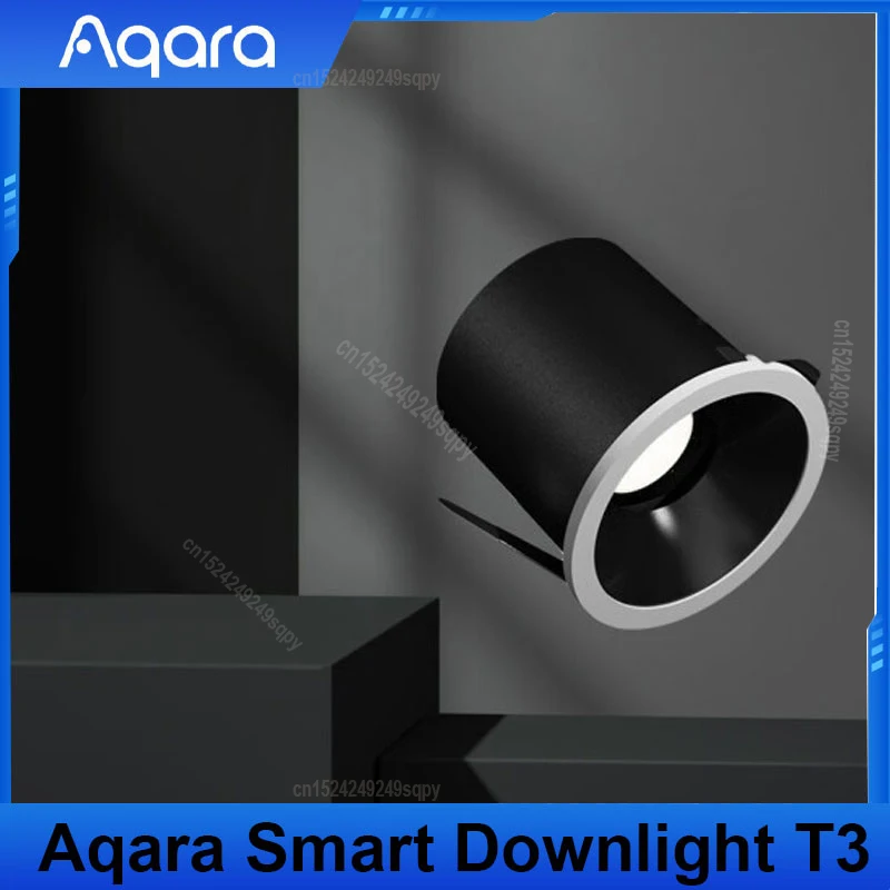 

Aqara Smart Downlight T3 Zigbee Dimming Round Light 6W Beam Angle 15°24°36°80° Adaptive Lighting Dimming for Aqara App Homekit