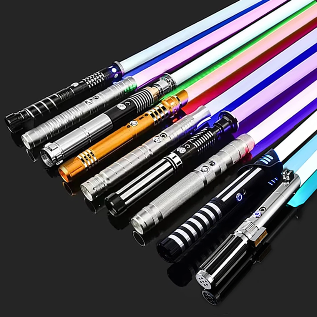 RGB Metal Lightsaber Laser Sword Toys Light Saber Espada Brinquedos Saber De Luz Juguetes Kpop Lightstick Zabawki Oyuncak