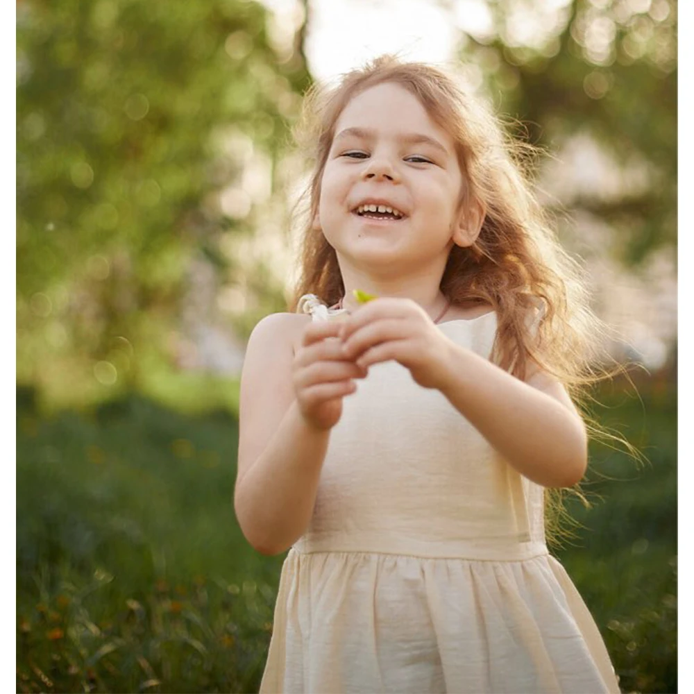 Kinder Mädchen Sommer Casual Kleid Solide Hosenträger Mit Tasche Nette Kleidung Für 2-6T Mädchen Prinzessin Hochzeit party Geschenk Kostüm – Detail 4