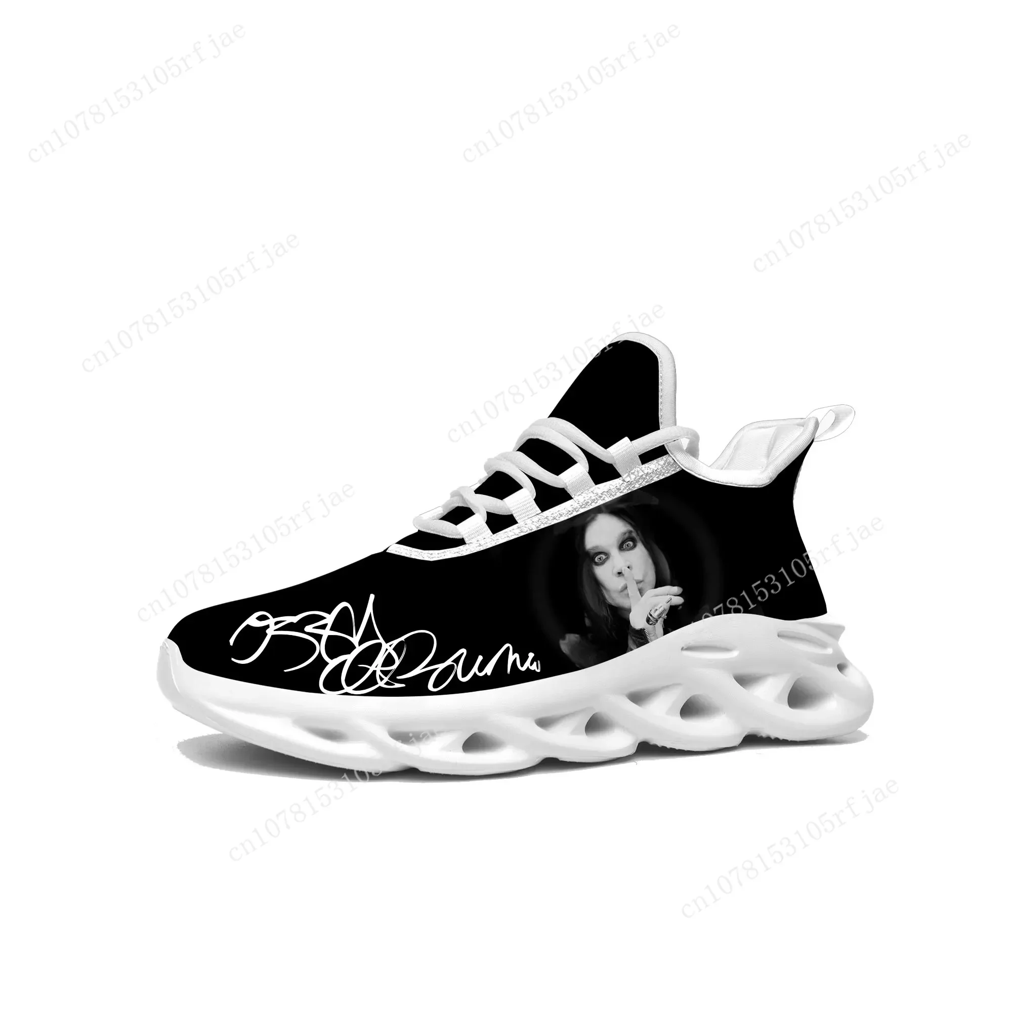 Ozzy Osbourne Flats Sneakers Metal Mens Womens Dark Prince Sports Customize Shoe Running Shoe Lace Up Mesh Footwear Sneaker