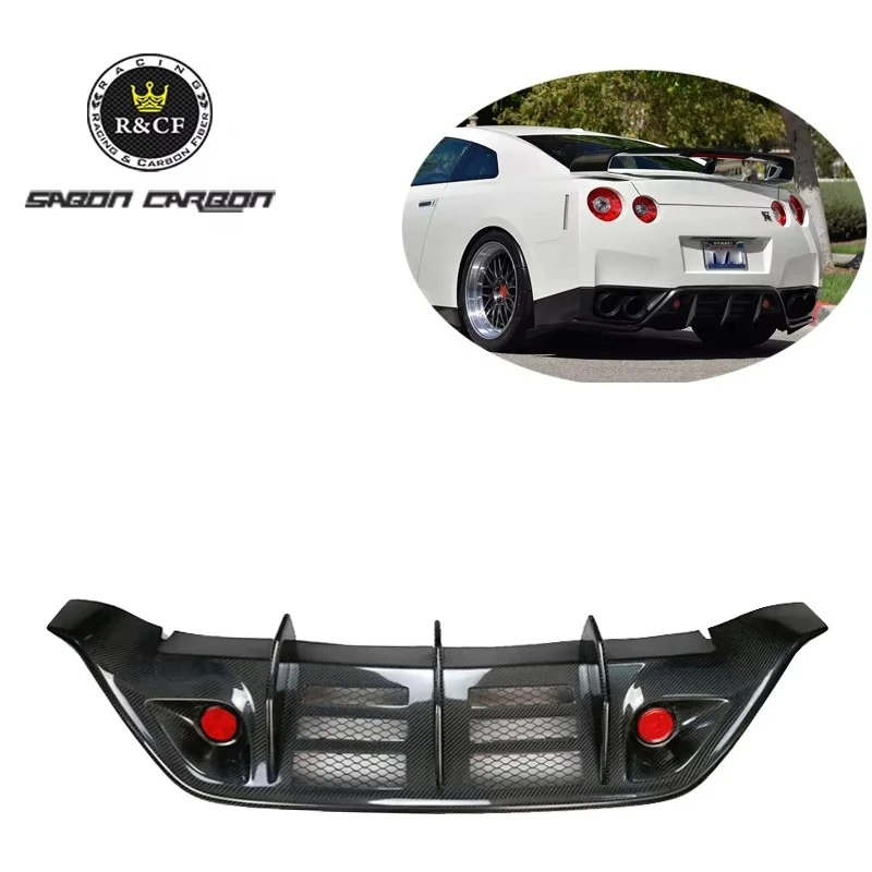 

Задний диффузор GTR R35, диффузор из углеродного волокна в стиле WAL-D для Nissan GTR R35 08-11 CBA