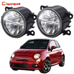 2 Pieces 30W 6000LM Fog Light Assembly For Fiat 500 (312_) 2010-2023 Car LED Fog Daytime Running Lamp DRL High Bright