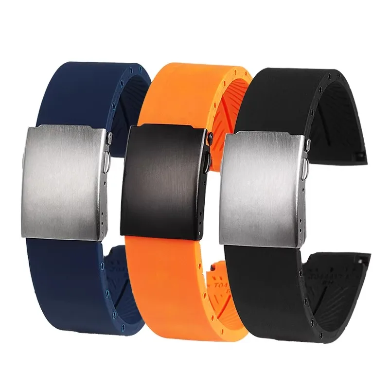 男性用アークインターフェースシリコン時計バンド,t044リズム,ラバーストラップ,1853シリーズt044417a t04430a,20mm
