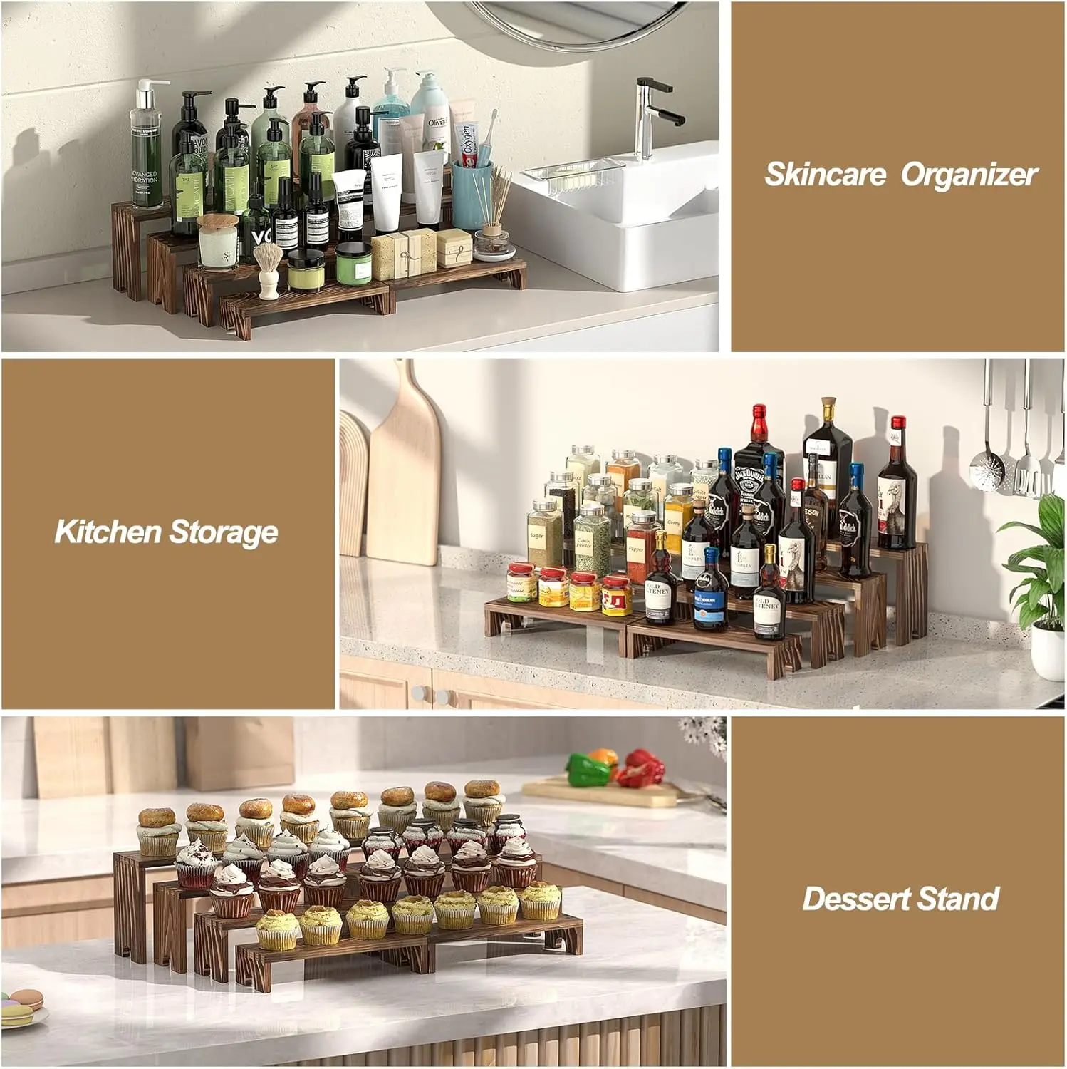 Wooden Tiered Display Riser 5