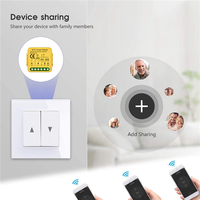 AS95-5X Tuya Smart WIFI Curtain Switch Module Connected Roller Shutters Blind Motor Smart Life APP Works With Alexa Google