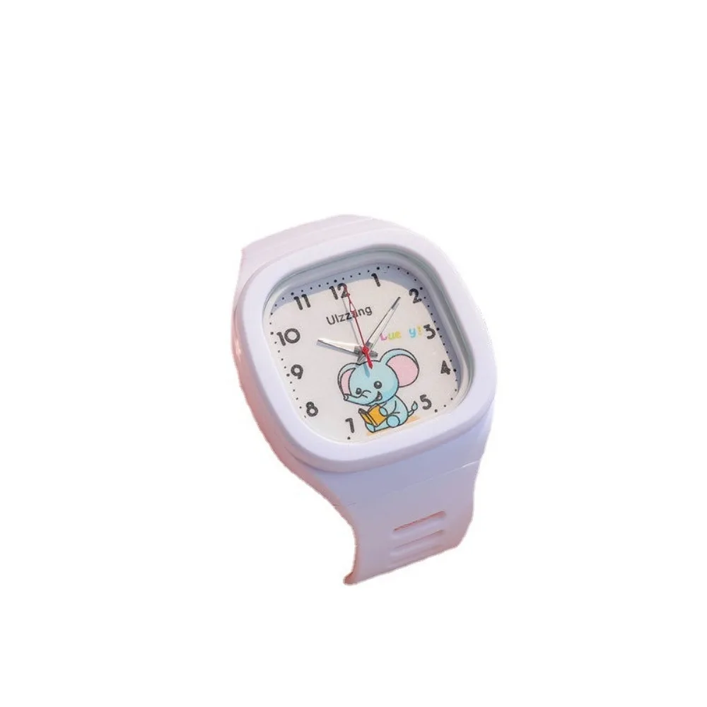 Cute Cartoon Silicone Flash Light Boys Girls Watches Square Strap Children\'s Watches Sports Digital Kids Watch Montre Femme Часы