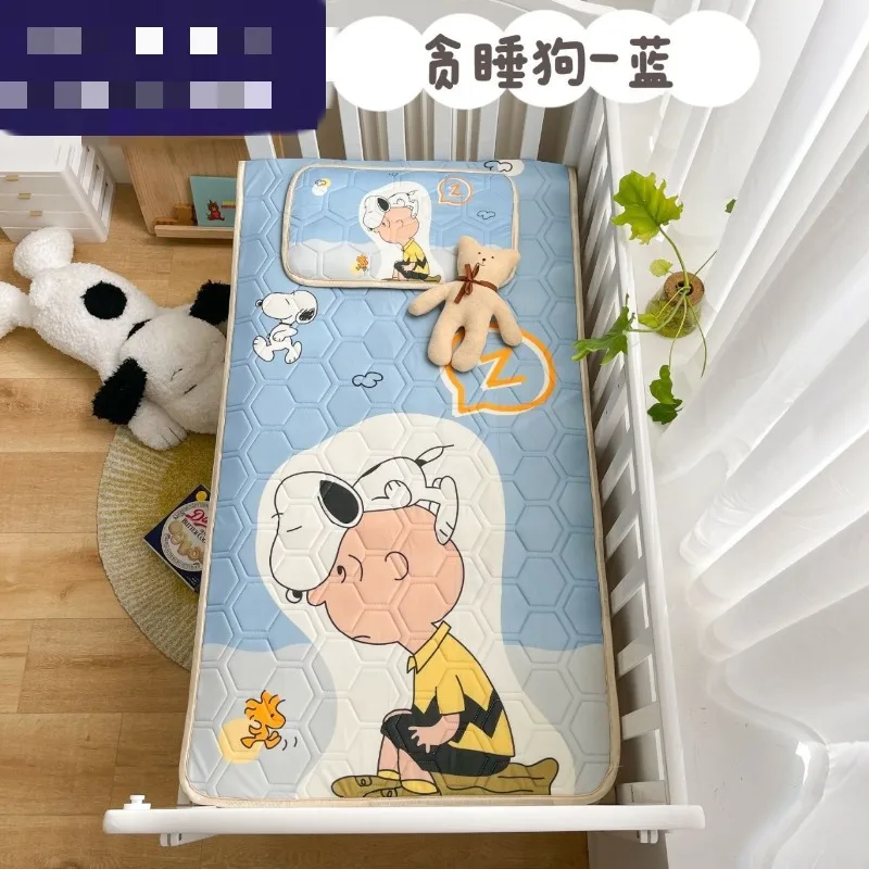 Natural Snoopy Latex Mat, Dobrável, Legal, Macio, Novo, Desenhos animados, Casa, Quarto, Primavera, Verão, Cesta