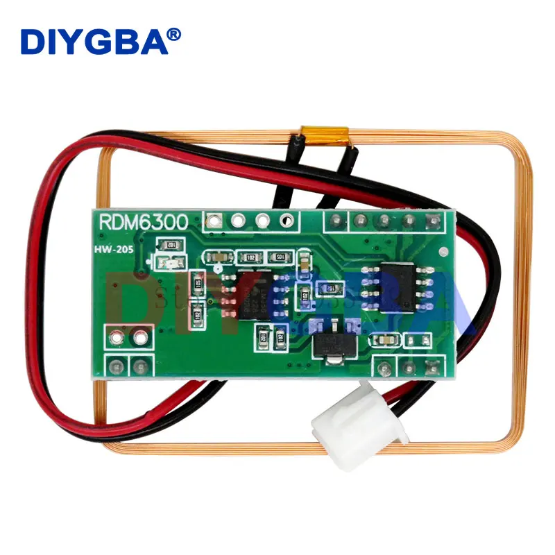 UART 125Khz EM4100 RFID Card Key ID Reader Module RDM6300 (RDM630) For Arduino