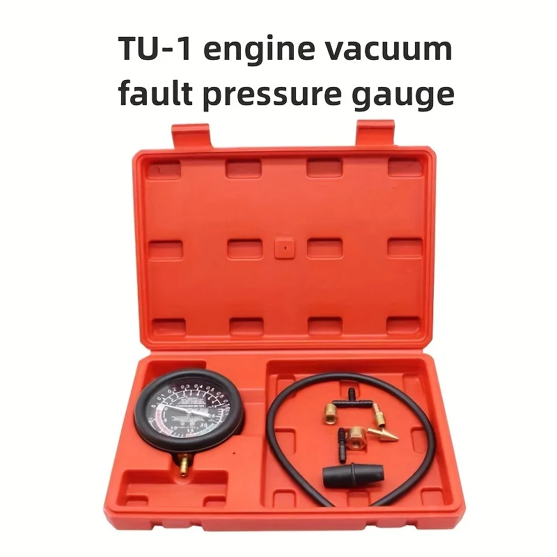 

Vacuum Pressure Gauge TU-1 Vacuum Pressure Gauge Car Detection Engine Fuel System Seal Failure Vacuum Gauge