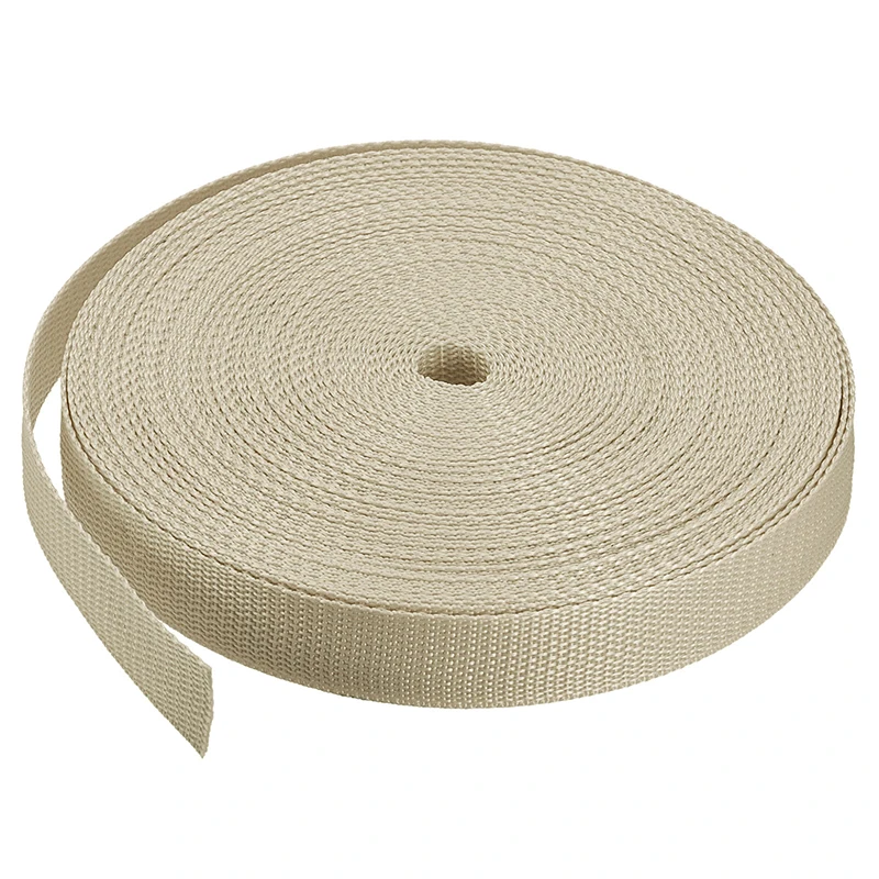 25Yards 25mm Polypropylene Webbing Strap Belt Tape Heavyweight Strapping Band for Outdoor Camping Sewing Accessories Luggage