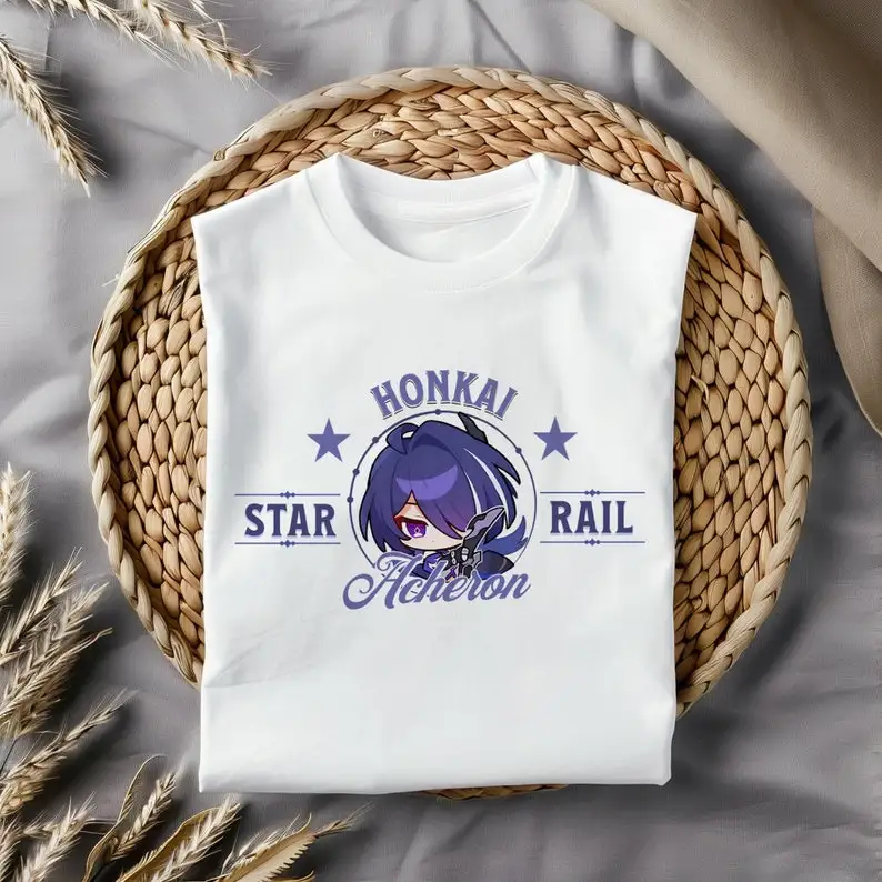 Acheron Honkai Star Rail T-Shirt: Premium Quality Apparel with Stunning Designs! Perfect for Gamers & Anime Enthusiasts!