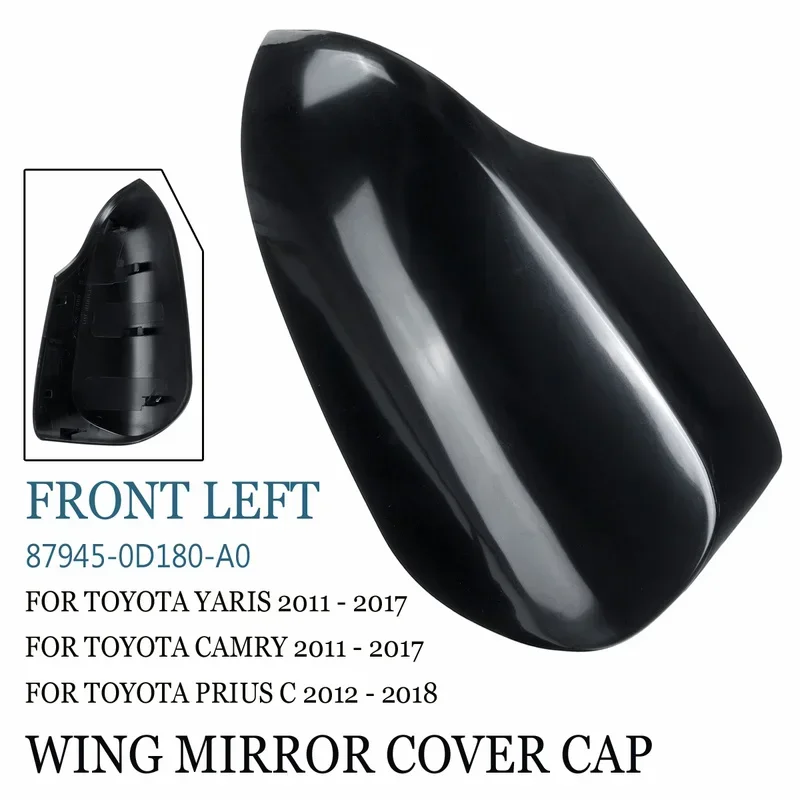 Left or Right Side Wing Cap Side Car Rearview Mirror Cover For TOYOTA CAMRY 2012-2017