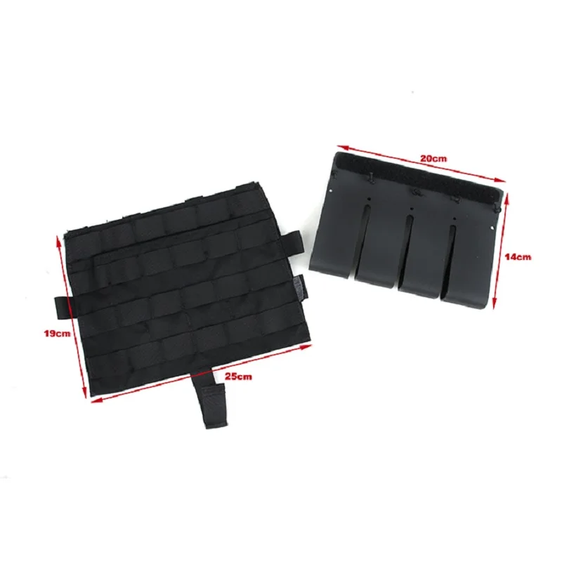 3503/AVS JPC2.0 SPC Tactical Hunting Vest Magazine Pouch Replacement Panel With SMG Quad K Board Internal Fixation Kit