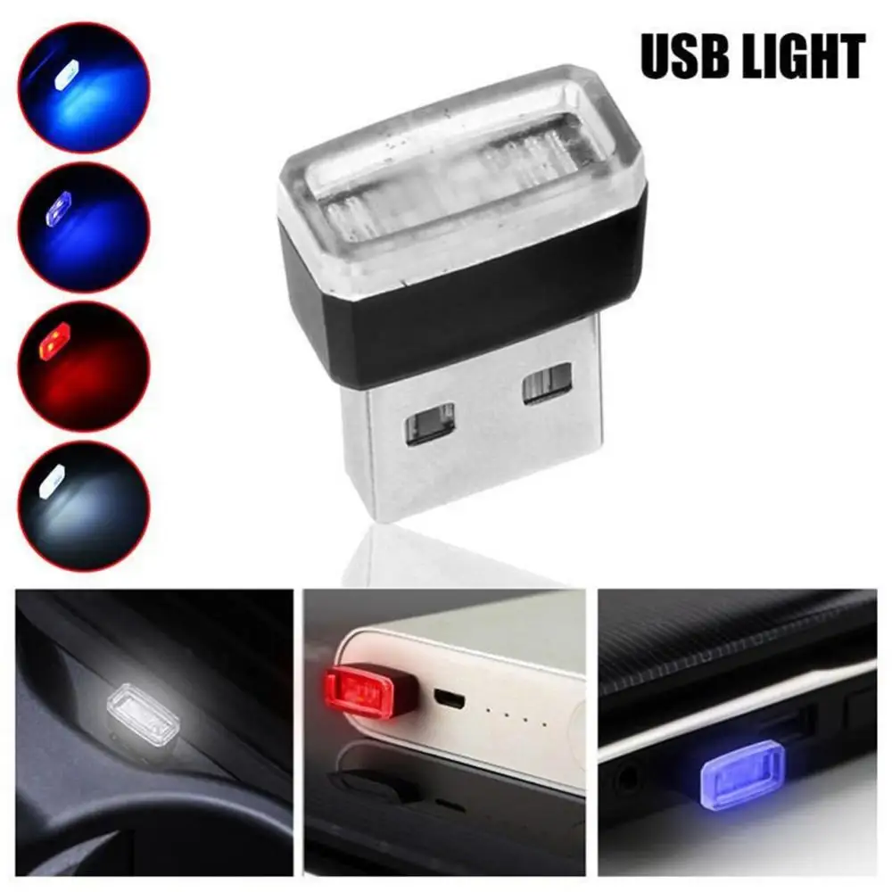 

Портативный USB светодиодный интерьер автомобиля, атмосфера, ночник, декоративная лампа