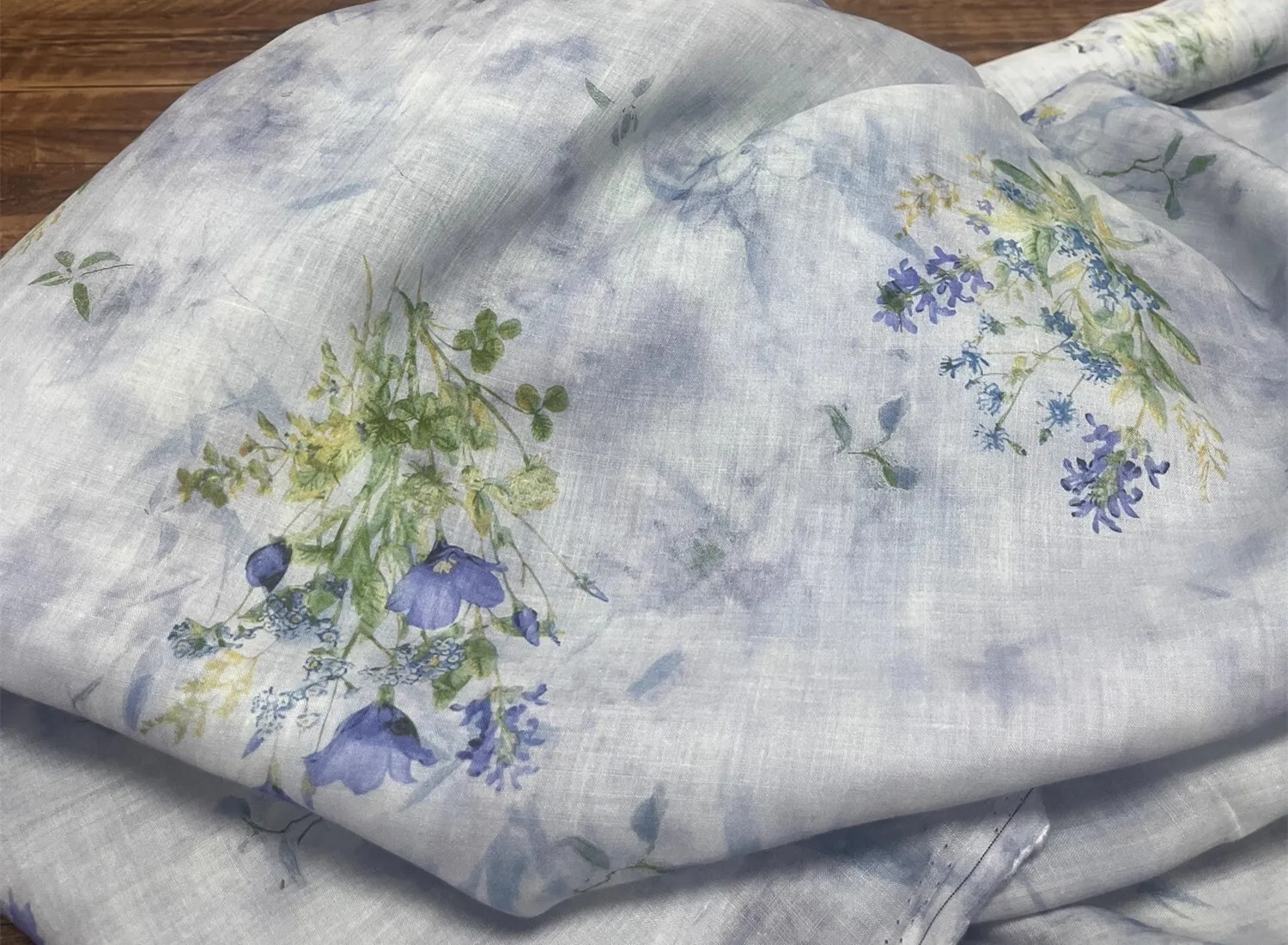 

1 ярд, высококачественная ткань рами, элитные платья, платья, брюки, рубашки и куртки, ткань высокого класса для пэчворка