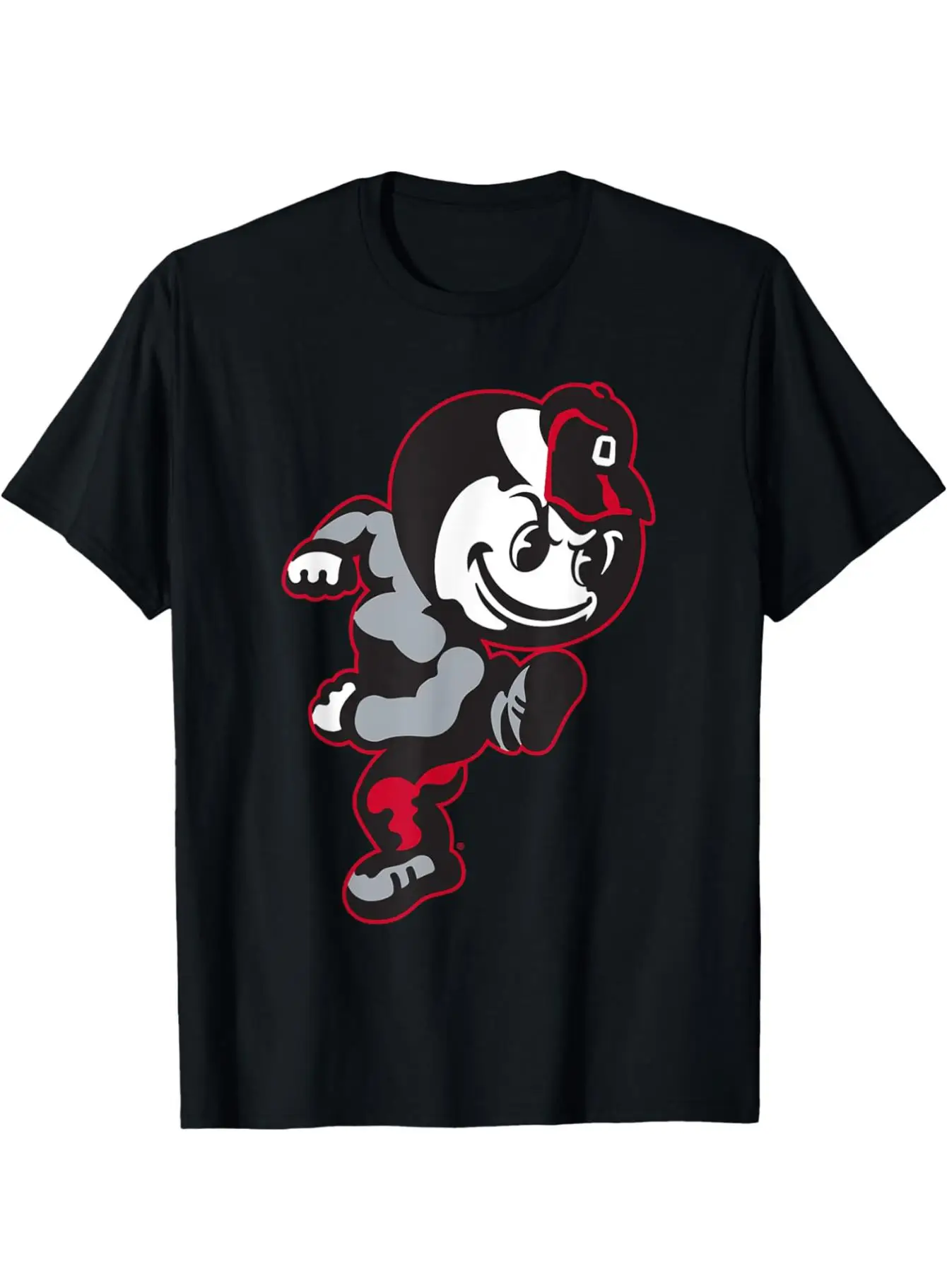 Ohio State Buckeyes Vintage Brutus T-Shirt Cotton Fun Design DIYMen's Soft breathable comfortable casual sports Halloween and