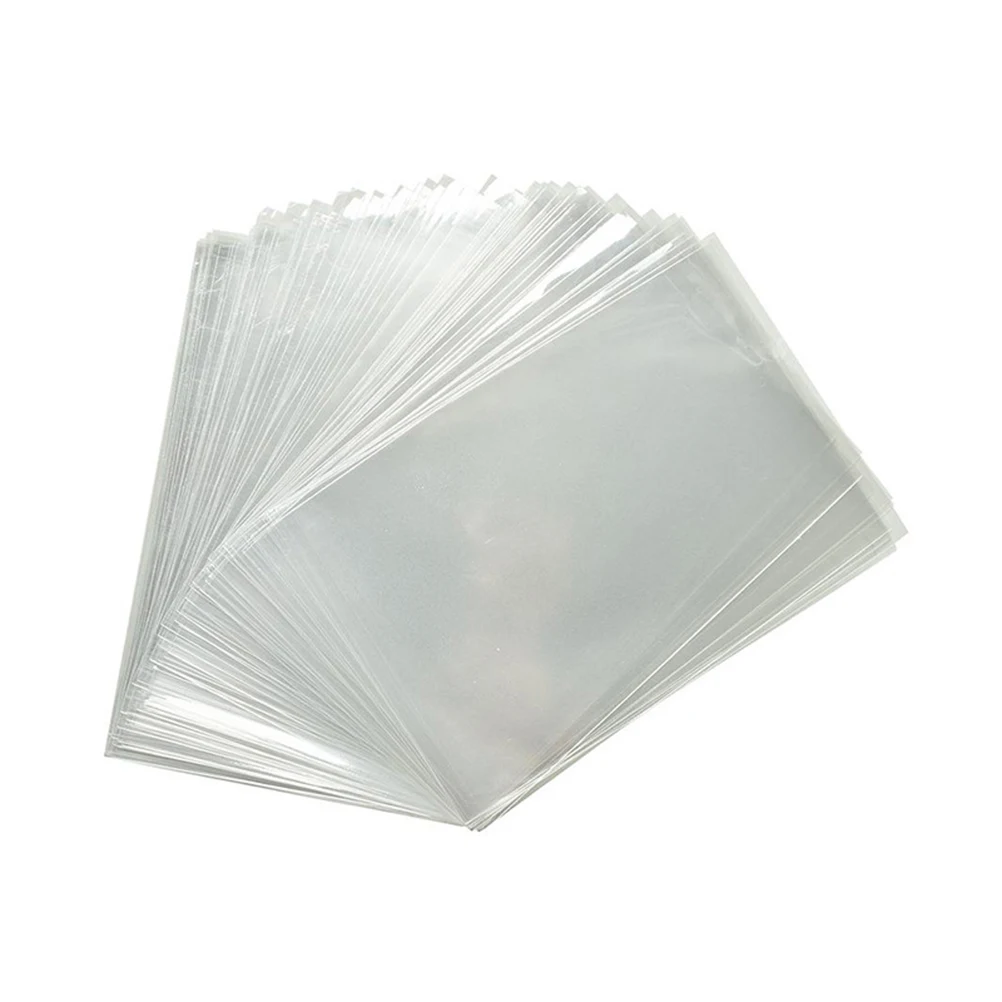 

100 Pcs Packing Bag Gift Storage Cookies Candies Party Wedding Birthday Graduation Camping Portable Pouch Clear Treat Bags