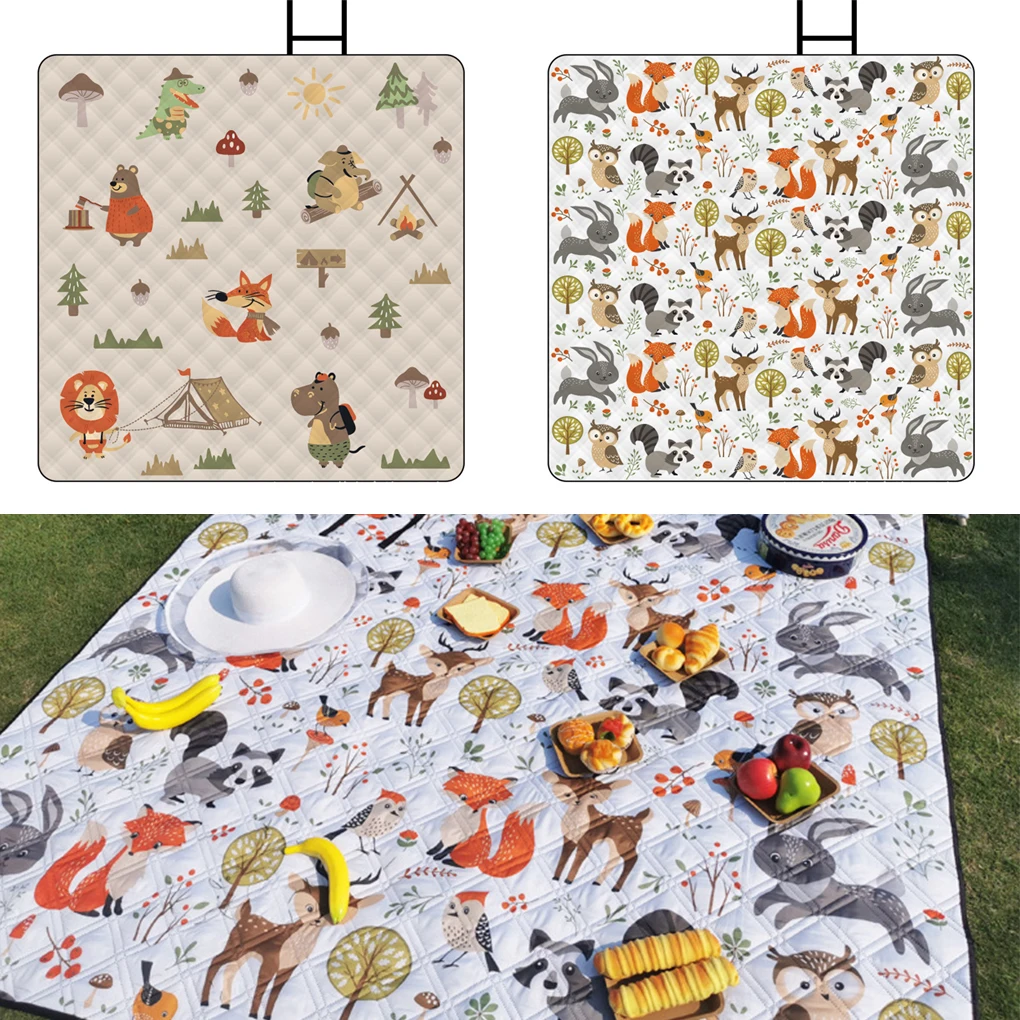 

Lawn Park Mat Skin-Friendly Extra Thick Ultrasonic Picnic Mat For Camping Portable Outdoor Beach Mat