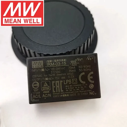 Imagen 2 del producto Fuente de alimentación de modo de conmutación Mean Well IRM-30-24 IRM-30-24ST 30w 12v 24v AC DC MEAN WELL PCB montaje fuente de módulo de alimentación verde