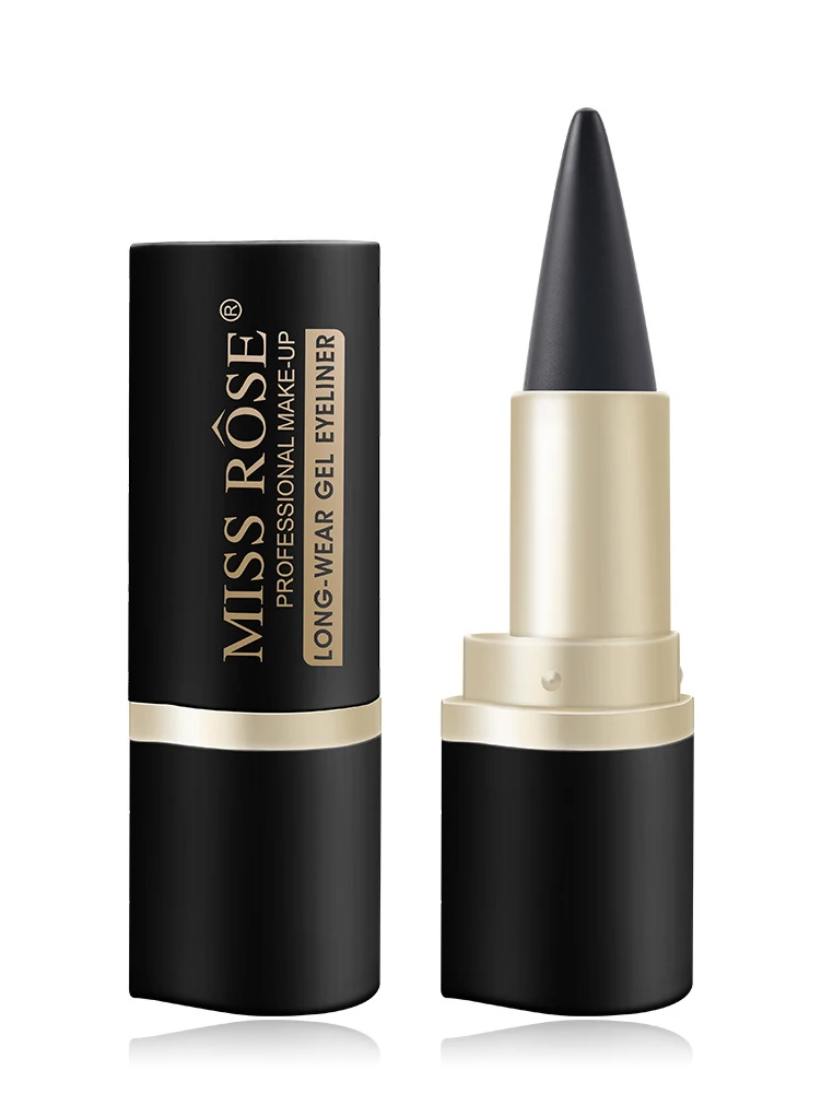 Crayon Eyeliner noir naturel, crème pour femmes, imperméable, taches, Palette de fards à paupières fumés, maquillage d'halloween