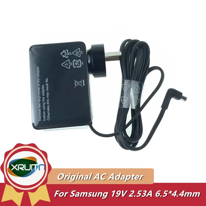 V�ritable adaptateur secteur A4819_KSML 19V 2,53a 48W pour Samsung TH390S LC27JG52QQUXEN UH750 moniteur ODYSSEY G5 HW-K360 HW-K360
