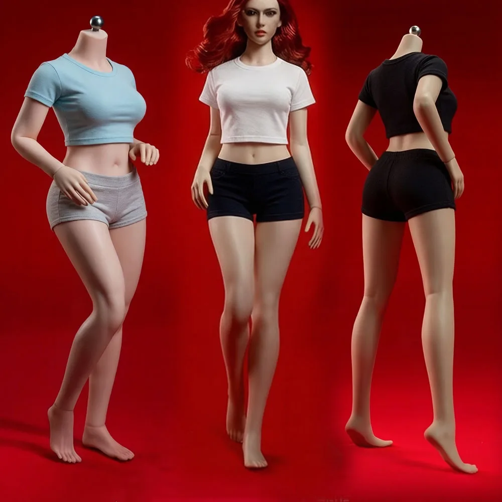 

PLLB2020-38/39/40/41/42/43 1/6 Female Super Flexible Body Suntan/Pale Skin Large Breast 12'' Girl Women Action Figure Dolls Toy