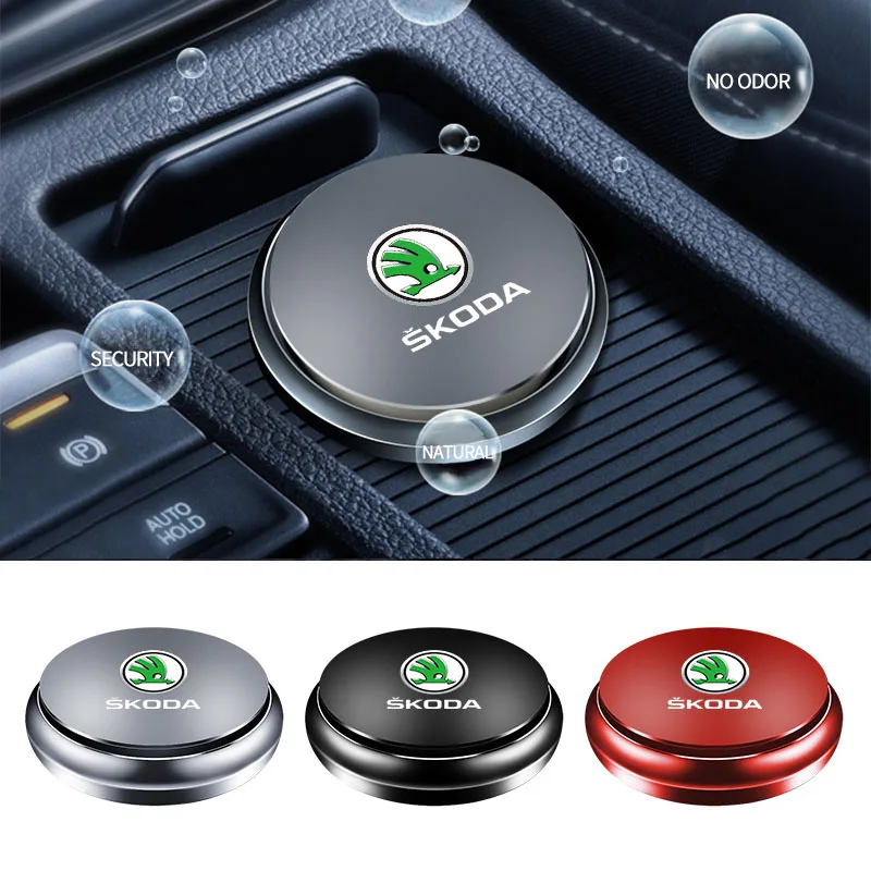 1Pcs Car interior Air Freshener Air Purifier Perfume Car Accessories For Skoda Octavia Fabia Kamiq Kapoq Kodiaq Rapid VRS Superb