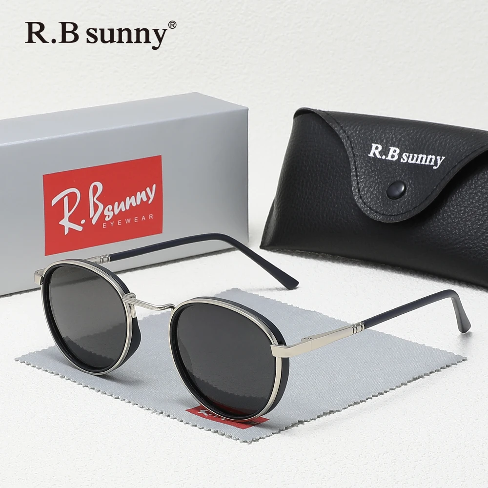 نظارات شمسية مستقطبة عصرية للنساء والرجال من Rrtro نظارات شمسية مستديرة للسفر UV400 نظارات مثالية للهدايا