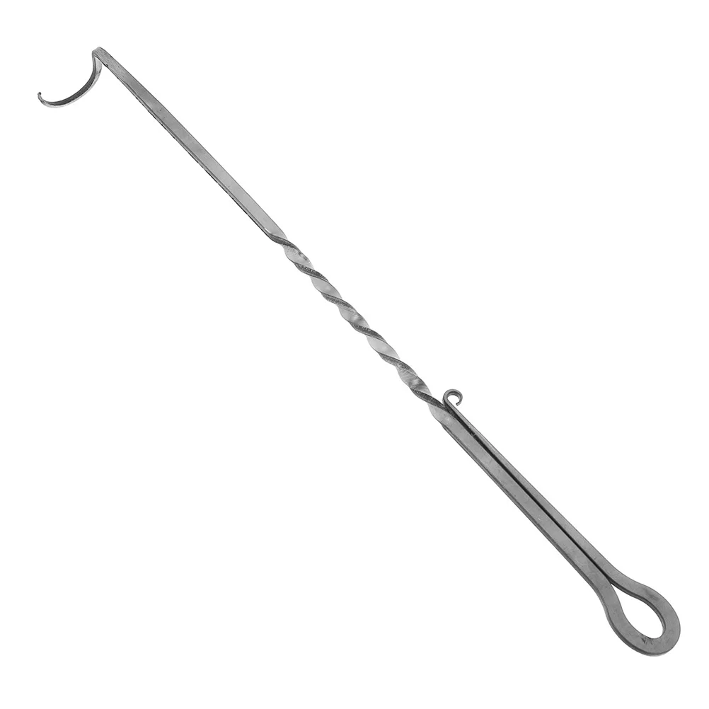 

Bbq Food Flipper Hook Heavy Duty Stainless Steel Meat Turner Pigtail 40cm Camping Outdoor Grilling Cooking Tool