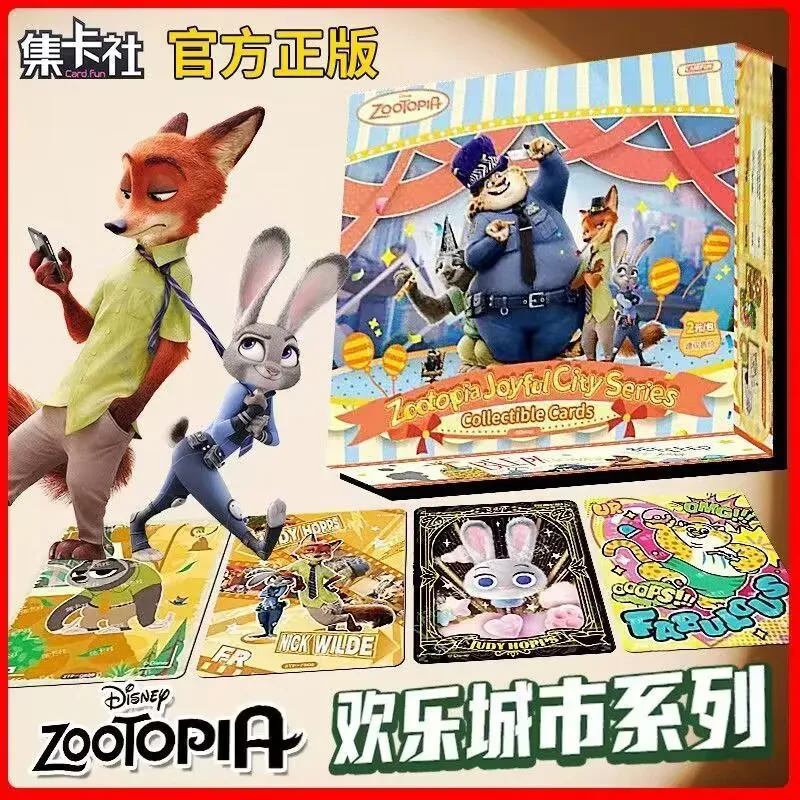 

Card.Fun Disney Zootopia Happy City Series Collectible Card Blind Box Gaming Peripherals Mysterious Surprise Cards Birthday Gift
