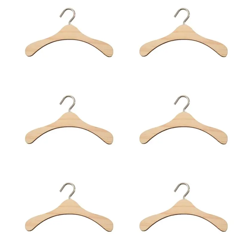 

ODIES-60шт деревянная вешалка для 1/4 BJD