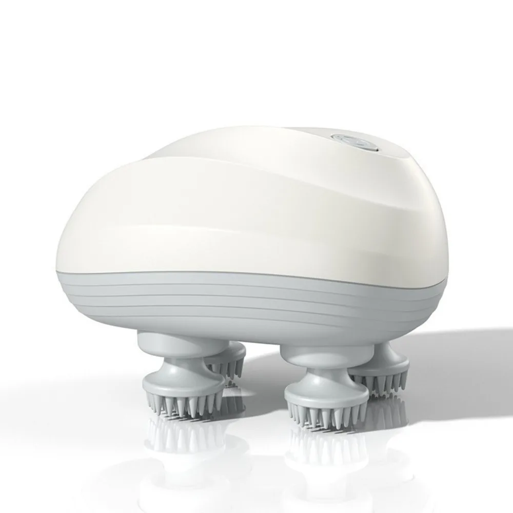 

Водонепроницаемый электрический массажер для головы, USB перезаряжаемый интеллектуальный массажер для головы, эргономичный массажер для глубоких тканей головы