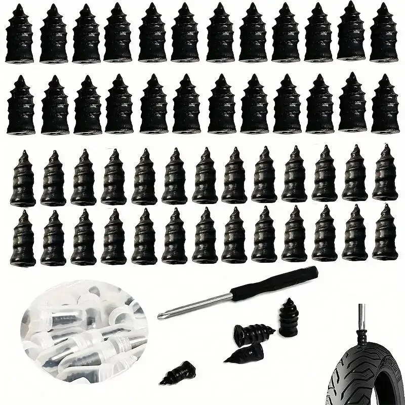 Automobile Tire Repair Rubber Nail Tyre Repair Rubber 30/20/10pcs Screws Car Tire Repair Nail Vacuum Tyre Screws With Box
