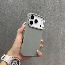 HOCE Nylon Fabric Magnetic For MagSafe Case For iPhone 17 Air 16 Pro Max 17 Pro Alloy Lens With Camera Control Button Hard Cover