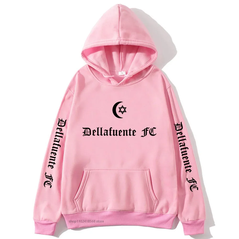 Dellafuente FC Hoodie Women Fashion Hip Hop Sweatshirt Female Harajuku Streetwear Men Clothes Female Hoody Oversized Girls Tops