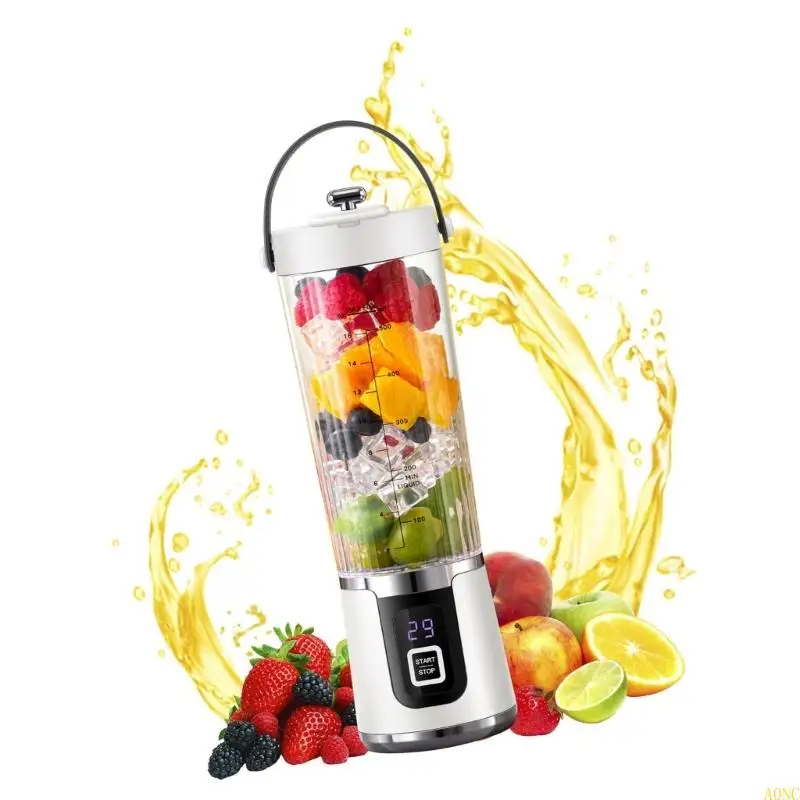 خلاط A0NC المحمول للهزات وعصير خلاط عصير الفاكهة الخلاط القابل لإعادة الشحن